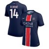 PSG Desire Doue #14 Best Home Soccer Jersey Store Women 2024-25 Short Sleeve
