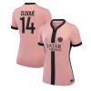PSG Desire Doue #14 Best Third Soccer Jersey Store Women 2024-25 Short Sleeve