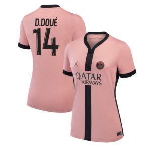 PSG Desire Doue #14 Best Third Soccer Jersey Store Women 2024-25 Short Sleeve