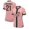 PSG Lucas Hernandez #21 Best Third Soccer Jersey Store Women 2024-25 Short Sleeve
