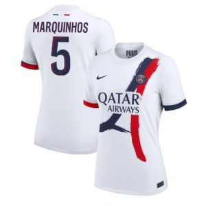 PSG Marquinhos #5 Best Away Soccer Jersey Store Women 2024-25 Short Sleeve