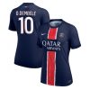 PSG Ousmane Dembele #10 Best Home Soccer Jersey Store Women 2024-25 Short Sleeve