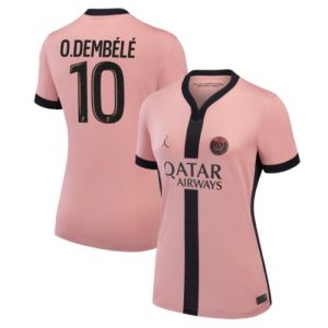 PSG Ousmane Dembele #10 Best Third Soccer Jersey Store Women 2024-25 Short Sleeve