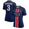 PSG Presnel Kimpembe #3 Best Home Soccer Jersey Store Women 2024-25 Short Sleeve