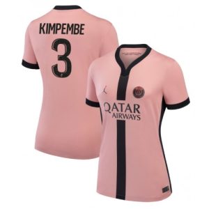 PSG Presnel Kimpembe #3 Best Third Soccer Jersey Store Women 2024-25 Short Sleeve