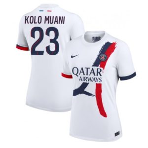 PSG Randal Kolo Muani #23 Best Away Soccer Jersey Store Women 2024-25 Short Sleeve