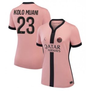 PSG Randal Kolo Muani #23 Best Third Soccer Jersey Store Women 2024-25 Short Sleeve