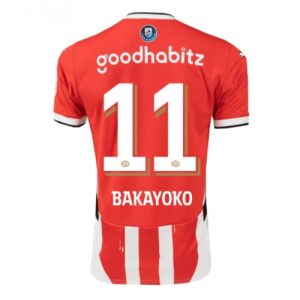 PSV Eindhoven Johan Bakayoko #11 Cheap Men's Home Football Shirt 2024-25 Short Sleeve