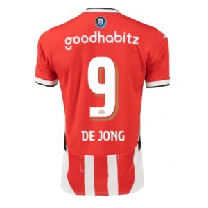 PSV Eindhoven Luuk de Jong #9 Cheap Men's Home Football Shirt 2024-25 Short Sleeve