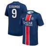 Paris Saint-Germain Goncalo Ramos #9 PSG Home Jerseys 2024-25 Short Sleeve