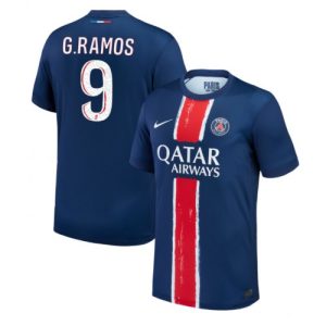 Paris Saint-Germain Goncalo Ramos #9 PSG Home Jerseys 2024-25 Short Sleeve