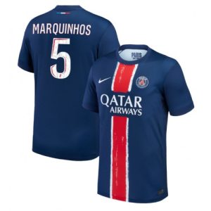 Paris Saint-Germain Marquinhos #5 PSG Home Jerseys 2024-25 Short Sleeve