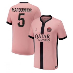 Paris Saint-Germain Marquinhos #5 PSG Third Jerseys 2024-25 Short Sleeve