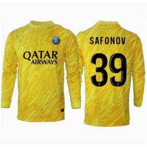 Paris Saint-Germain Matvei Safonov #39 Goalkeeper PSG Third Jerseys 2024-25 Long Sleeve