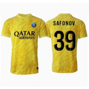 Paris Saint-Germain Matvei Safonov #39 Goalkeeper PSG Third Jerseys 2024-25 Short Sleeve