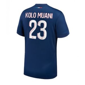 Paris Saint-Germain Randal Kolo Muani #23 PSG Home Jerseys 2024-25 Short Sleeve