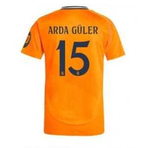 Real Madrid Arda Guler #15 Cheap Away Stadium Soccer Jerseys 2024-25 Short Sleeve