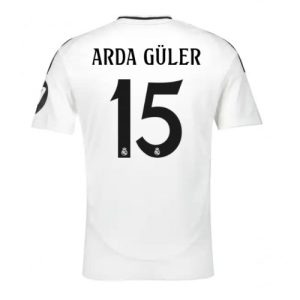 Real Madrid Arda Guler #15 Cheap Home Stadium Soccer Jerseys 2024-25 Short Sleeve