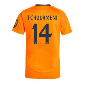 Real Madrid Aurelien Tchouameni #14 Cheap Away Stadium Soccer Jerseys 2024-25 Short Sleeve