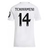 Real Madrid Aurelien Tchouameni #14 New Home Soccer Shirt for Women 2024-25 Short Sleeve