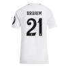 Real Madrid Brahim Diaz #21 New Home Soccer Shirt for Women 2024-25 Short Sleeve