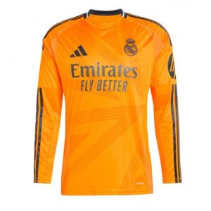Real Madrid Cheap Away Stadium Soccer Jerseys 2024-25 Long Sleeve