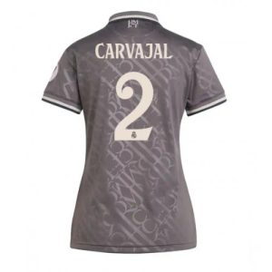 Real Madrid Daniel Carvajal #2 New Third Soccer Shirt for Women 2024-25 Short Sleeve