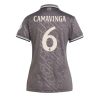 Real Madrid Eduardo Camavinga #6 New Third Soccer Shirt for Women 2024-25 Short Sleeve