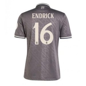 Real Madrid Endrick #16 Cheap Third Stadium Soccer Jerseys 2024-25 Short Sleeve
