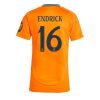Real Madrid Endrick #16 New Away Soccer Shirt for Women 2024-25 Short Sleeve