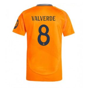 Real Madrid Federico Valverde #8 Cheap Away Stadium Soccer Jerseys 2024-25 Short Sleeve