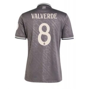 Real Madrid Federico Valverde #8 Cheap Third Stadium Soccer Jerseys 2024-25 Short Sleeve