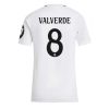 Real Madrid Federico Valverde #8 New Home Soccer Shirt for Women 2024-25 Short Sleeve