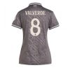 Real Madrid Federico Valverde #8 New Third Soccer Shirt for Women 2024-25 Short Sleeve