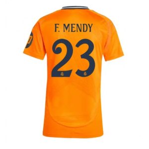 Real Madrid Ferland Mendy #23 New Away Soccer Shirt for Women 2024-25 Short Sleeve