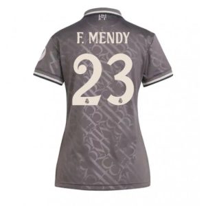 Real Madrid Ferland Mendy #23 New Third Soccer Shirt for Women 2024-25 Short Sleeve