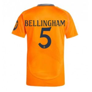 Real Madrid Jude Bellingham #5 Cheap Away Stadium Soccer Jerseys 2024-25 Short Sleeve