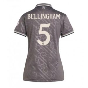 Real Madrid Jude Bellingham #5 New Third Soccer Shirt for Women 2024-25 Short Sleeve