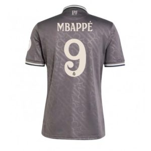 Real Madrid Kylian Mbappe #9 Cheap Third Stadium Soccer Jerseys 2024-25 Short Sleeve