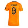 Real Madrid Kylian Mbappe #9 New Away Soccer Shirt for Women 2024-25 Short Sleeve