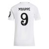 Real Madrid Kylian Mbappe #9 New Home Soccer Shirt for Women 2024-25 Short Sleeve