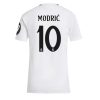 Real Madrid Luka Modric #10 New Home Soccer Shirt for Women 2024-25 Short Sleeve