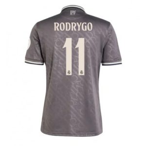 Real Madrid Rodrygo Goes #11 Cheap Third Stadium Soccer Jerseys 2024-25 Short Sleeve