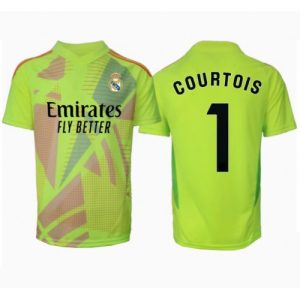 Real Madrid Thibaut Courtois #1 Goalkeeper Cheap Third Stadium Soccer Jerseys 2024-25 Short Sleeve