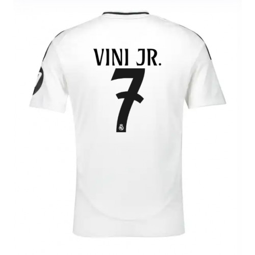 Real Madrid Vinicius Junior #7 Cheap Home Stadium Soccer Jerseys 2024-25 Short Sleeve