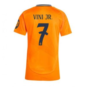 Real Madrid Vinicius Junior #7 New Away Soccer Shirt for Women 2024-25 Short Sleeve