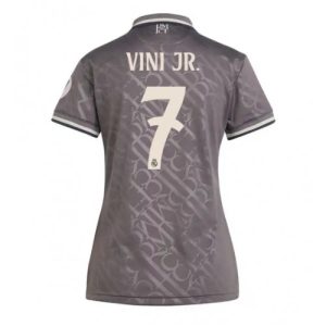 Real Madrid Vinicius Junior #7 New Third Soccer Shirt for Women 2024-25 Short Sleeve