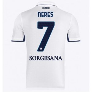 SSC Napoli David Neres #7 Cheap Men's Away Football Shirt 2024-25 Short Sleeve