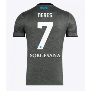 SSC Napoli David Neres #7 Cheap Men's Third Football Shirt 2024-25 Short Sleeve