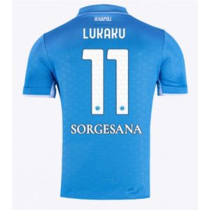 SSC Napoli Romelu Lukaku #11 Cheap Men's Home Football Shirt 2024-25 Short Sleeve